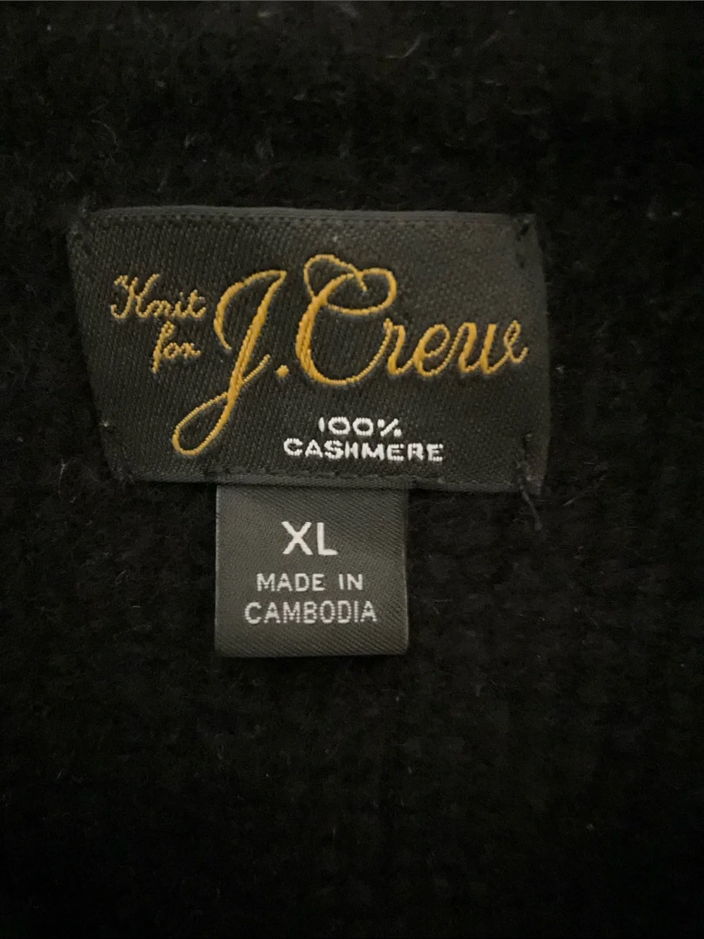 J. Crew Cashmere Waffle Hooded Sweater CB523 Mens Size XL
